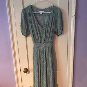 H&M polka dot midi dress